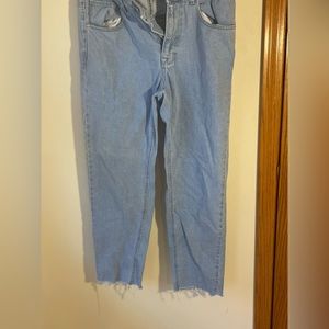 ASOS Designer Light Blue Jeans, Cropped, Size 31x34